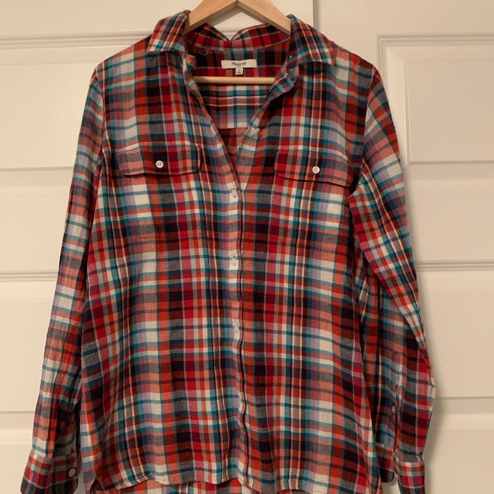 Madewell flannel shirt M